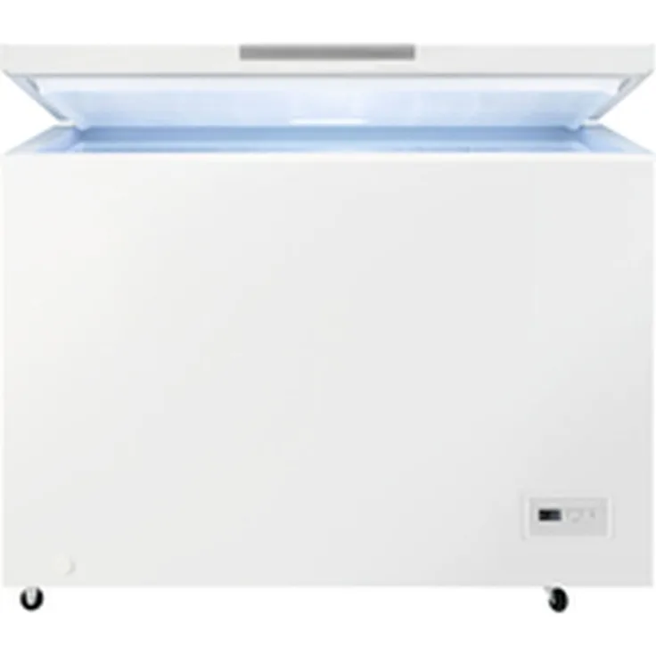 Zanussi ZCAN31FW1 Gefriertruhe, freistehend, weiß, Schnellgefrieren, LED, Breite 84.5 cm, Energieklasse F