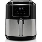 Gorenje AF1700DB Heißluftfritteuse, mit LED Anzeige, 1700 W, 5L, Timer, 8 Programme, Kunststoff, Metall, schwarz, edelstahl