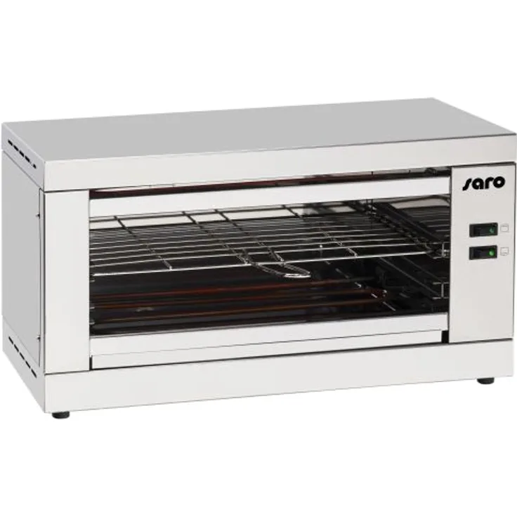 Saro CIVAS 458-1015 Gastro-Toaster, 2200W, für bis zu 6 Toasts per Rost, Ober- und Unterhitze getrennt zuschaltbar