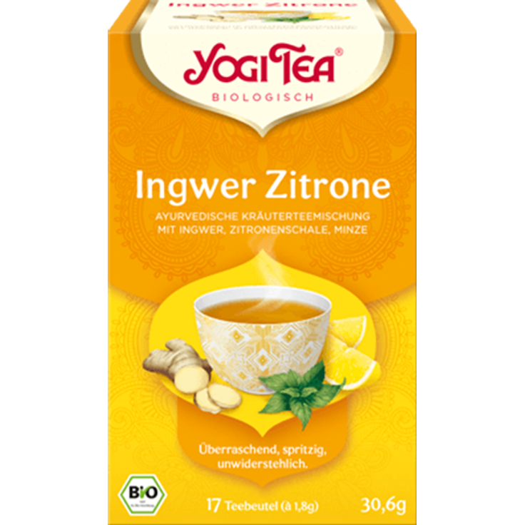 YogiTea Bio Ingwer Zitrone