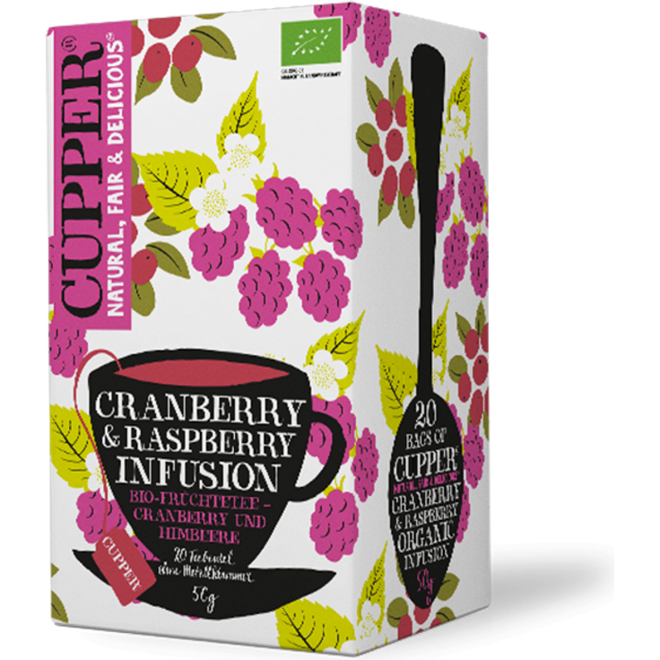 Cupper Bio Cranberry & Raspberry Infusion