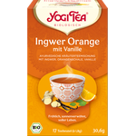 YogiTea Bio Ingwer Orange mit Vanille