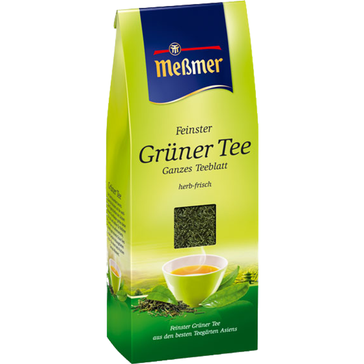 Meßmer Feinster Grüner Tee Ganzes Teeblatt, 150g