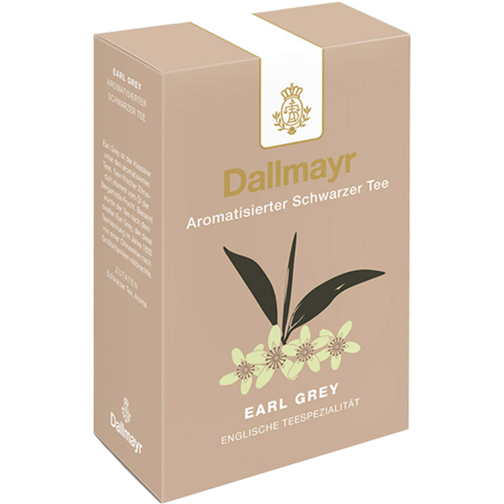 Dallmayr Earl Grey - Aromatisierte Schwarzer Tee, loser Tee