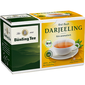 Bild für Bünting Tee Darjeeling 20 x 1.75 g Beutel, 6er Pack (6 x 35 g)