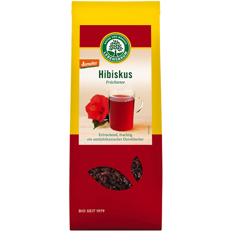 Lebensbaum Bio Demeter Hibiskus, 50g loser Tee
