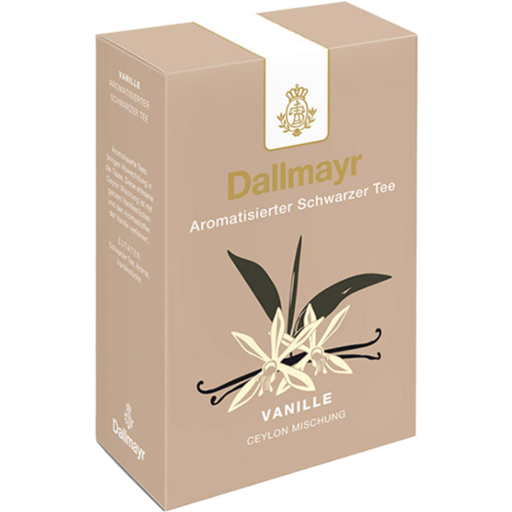 Dallmayr Vanille - Aromatisierte Ceylon Mischung, loser Tee