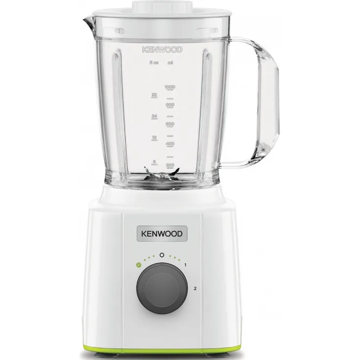 Kenwood BLP31.D0WG Blend-Xtract 3 in 1 Standmixer, 350W, 3 Geschwindigkeiten, Puls-Funktion, 1,6 Liter Mixbehälter, Deckel, weiß