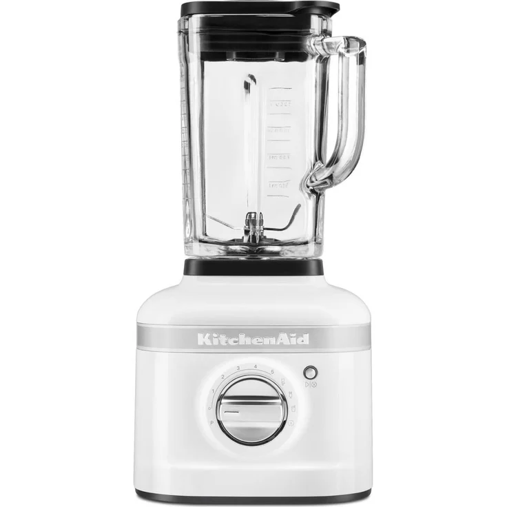 KitchenAid 5KSB4026EWH Artisan Standmixer mit IntelliSpeed, 1200W, 1,4L Glasbehälter, weiß, Serie: 5KSB4026 – Bild 1
