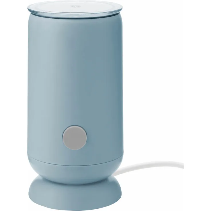 Stelton Rig-Tig FOODIE Z00607-2 Milchschäumer, Dusty Blue elektrischer Milchaufschäumer, Aufschäumer, 180 Watt, 3 Programme, 0,5 Liter, Edelstahl, Kunststoff, dusty blue