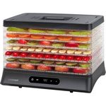 Concept SO2041 Dörrautomat, 500 W, 7 Dörrebenen, Timer, Kunststoff, schwarz