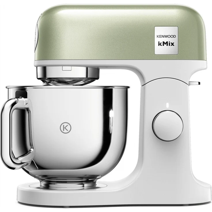 Kenwood KMX760GR kMix Küchenmaschine, 1000W, 5 Liter Edelstahlschüssel, stufenlose Geschwindigkeitsregelung, edelstahl, grün, Serie: kMix – Bild 1
