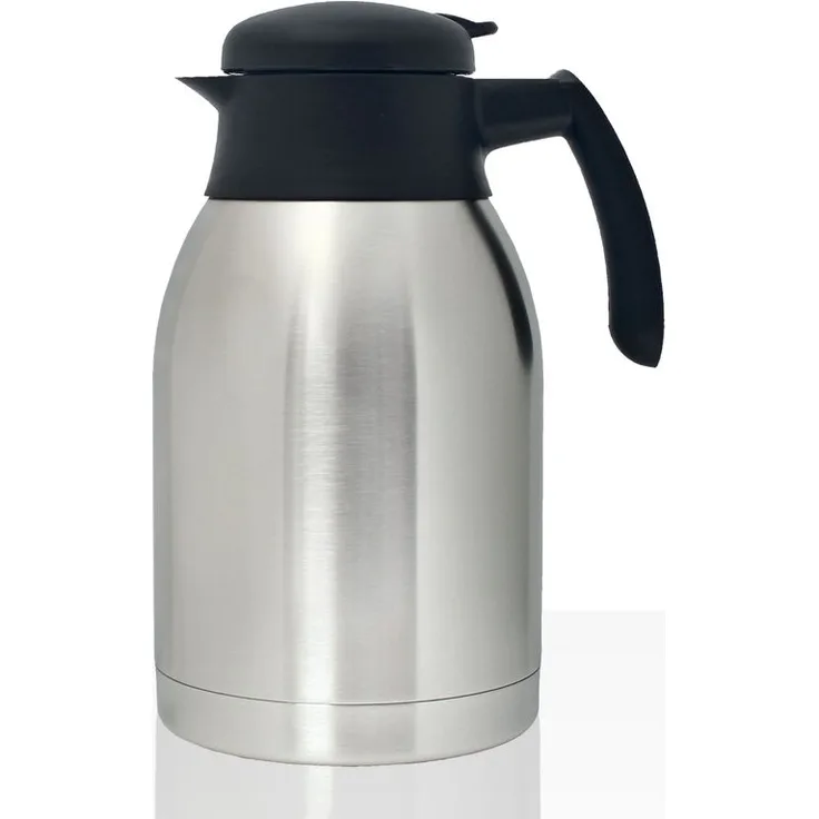 Bonamat Isolierkanne Edelstahl 2l mit Drehdeckel, Kaffee-Kanne