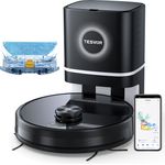 Tesvor S6 Plus Saugroboter mit Wischfunktion und Absaugstation, 120 min Akkubetrieb, schwarz