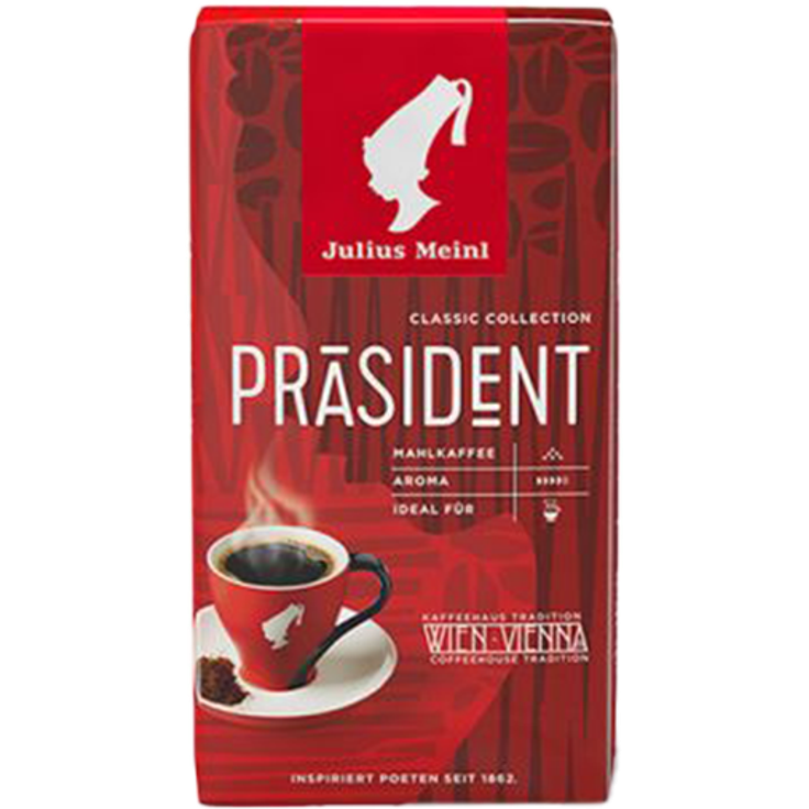 Julius Meinl Classic Collection Präsident, 500g gemahlen