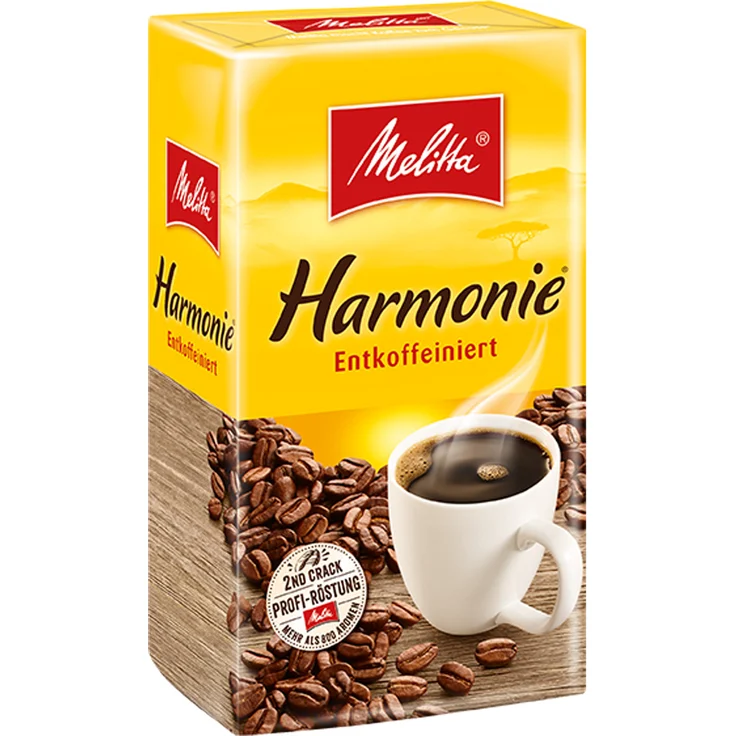 Melitta Harmonie koffeinfreier vollmundiger Kaffeegenuss 500g – Bild 1
