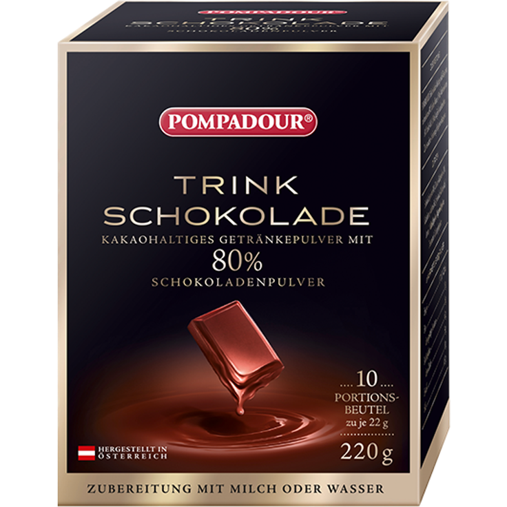 Pompadour Trinkschokolade, 10x22g