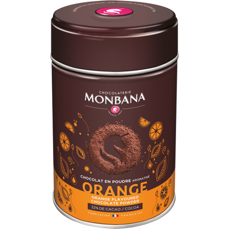 Chocolaterie Monbana Trinkschokolade Orange, 250g