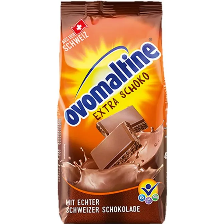 Ovomaltine Extra Schoko Pulver Nachfüllbeutel 450 g