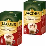 Jacobs Instant Cappuccino, Löslicher Kaffee, Instantkaffee, Löskaffee, 16 Portionen à 14.4 g