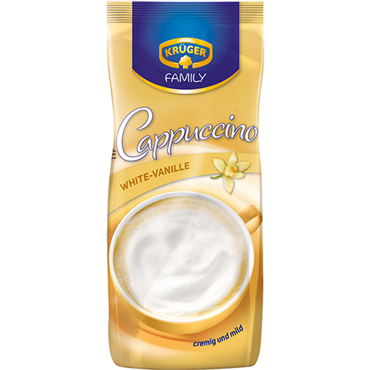 Krüger Cappuccino White-Vanille, 500g