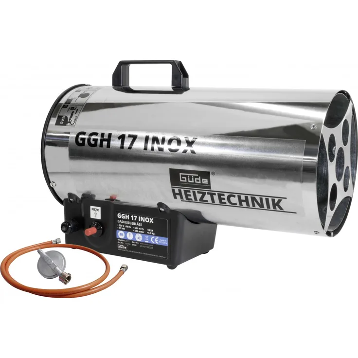 Güde Gasheizgebläse GGH 17 INOX silber-schwarz, 