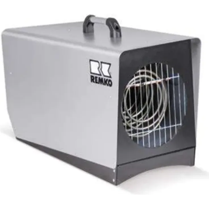 Remko EM 18000 Elektro Heizgerät, 18000W, Thermostat, geräuscharm, Edelstahl, 