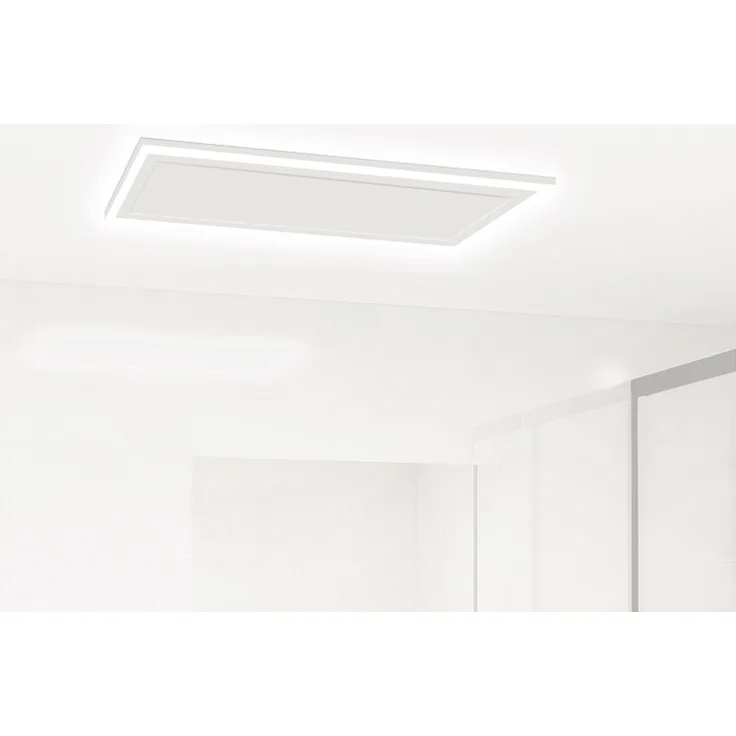 Heidenfeld Infrarot Deckenheizung mit Licht 390-800 Watt Infrarotheizung LED (640 Watt Warmweiß), 