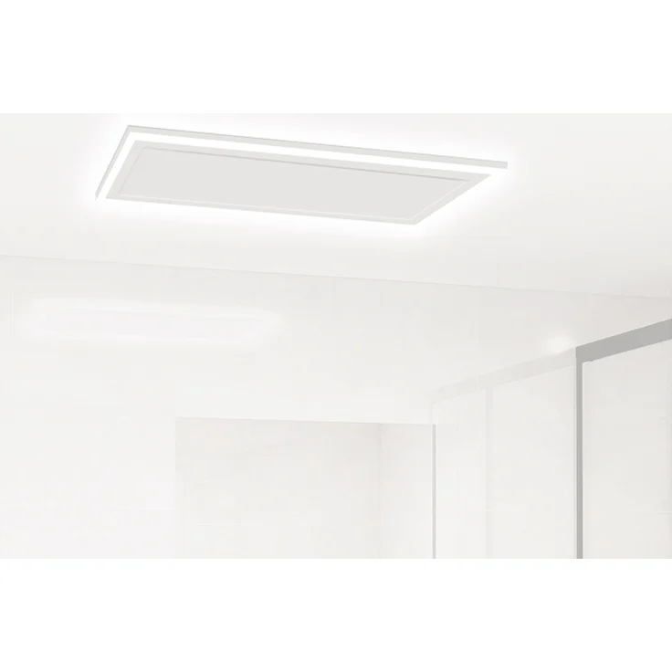 Heidenfeld Infrarot Deckenheizung mit Licht 390-800 Watt Infrarotheizung LED (640 Watt Warmweiß),  – Bild 1