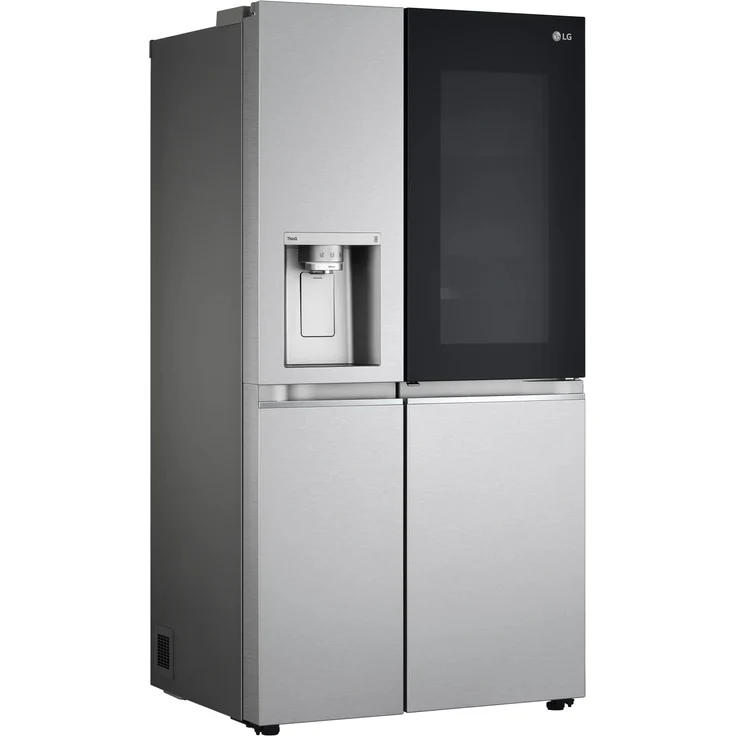 LG GSXV90BSDE Side-by-Side-Kühlschrank, freistehend, silber, NoFrost, Wasserspender, Festwasseranschluss, Schnellgefrieren, Fresh Zone, Door-in-Door, IceMaker, Breite 91.3 cm – Bild 3