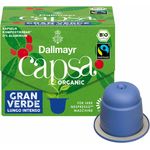Dallmayr Capsa Gran Verde Lungo Intenso, Nespresso kompatibel Kapsel, Organic, Kaffeekapsel, Espressokapsel, 10 Kapseln, 56 g