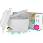 yucona Wasserfilter Starter-Kit - Kartusche mit 3 Filtertaschen