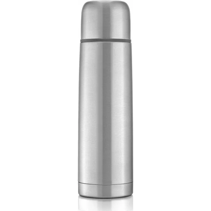 reer Pure Edelstahl-Isolierflasche, Isoflasche, Thermoflasche, Iso Flasche, Trinkflasche, 500 ml, 90508