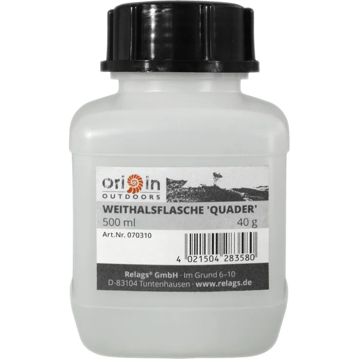Origin Outdoors Weithalsflasche 'Quader', 500 ml Hals Ø 50 mm