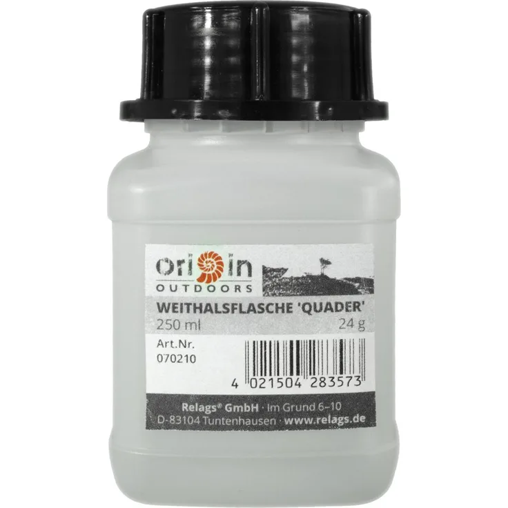 Origin Outdoors Weithalsflasche 'Quader', 250 ml Hals Ø 50 mm