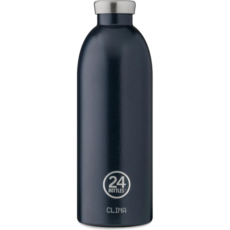 24 Bottles Clima Bottle 0,85 L - Rustic Deep Blue (24B433) (24B433)