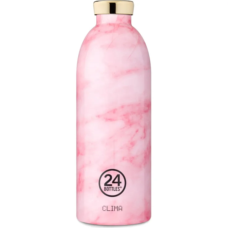 24 Bottles Clima Bottle 0,85 L - Pink Marble (24B435) (24B435)