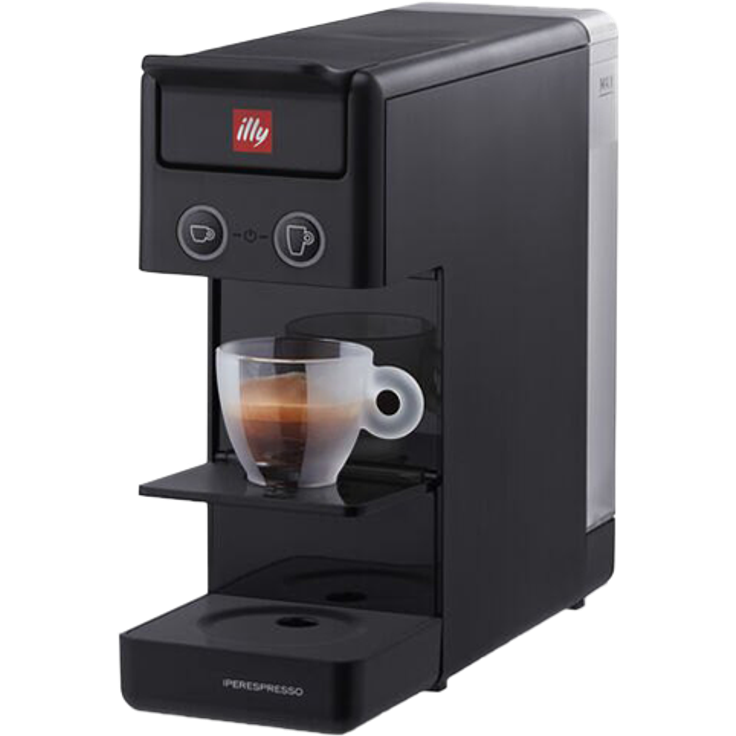 illy Y3.3 Iperespresso Maschine für Espresso & Kaffee, Schwarz