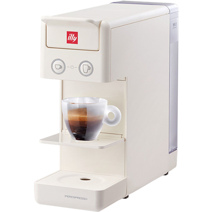 illy Y3.3 Iperespresso Maschine für Espresso & Kaffee, weiß