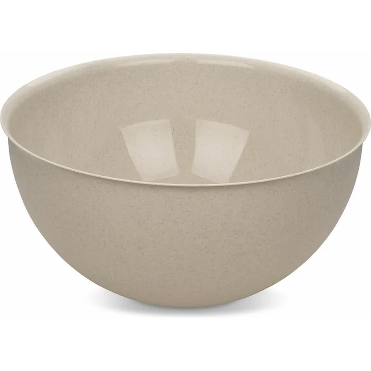 Koziol Schüssel Palsby M, Salatschüssel, Pastaschüssel, Kunststoff-Holz-Mix, Nature Desert Sand, 2 L, 7805700