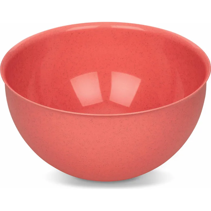 Koziol Schüssel Palsby L, Salatschüssel, Pastaschüssel, Kunststoff-Holz-Mix, Nature Coral, 5 L, 7807704