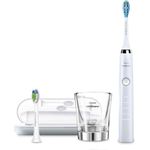Philips Sonicare HX9337/88 DiamondClean, Schalltechnologie, Inkl. 2 Aufsteckbürsten, Ladeglas & USB/Reiseetui, weiß