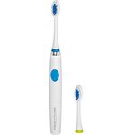 ProfiCare PC-EZS 3000 Elektrische Schall-Zahnbürste, inkl. 2 Bürstaufsätze zur optimalen Zahnpflege und Mundhygiene, Batteriebetrieb