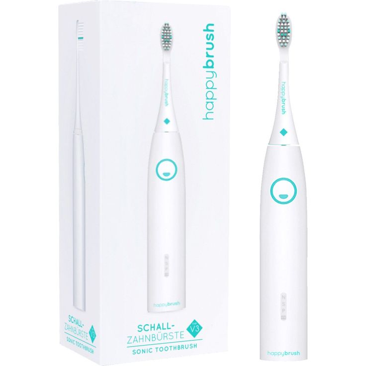 happybrush Eco Vibe 3 weiß, Schalltechnologie, 3 Reinigungsprogramme – Bild 6