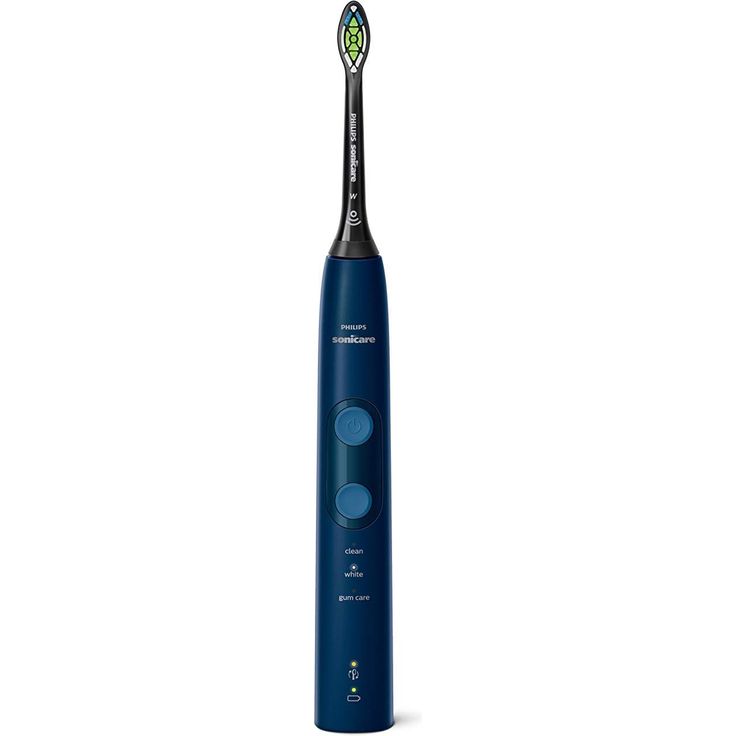 Philips Sonicare ProtectiveClean 5100 HX6851/34 elektrische Zahnbürste, Schalltechnologie, 3 Reinigungsprogramme, dark blue & white – Bild 4