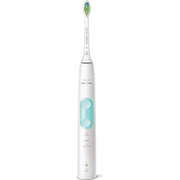 Philips Sonicare ProtectiveClean 5100 HX6851/34 elektrische Zahnbürste, Schalltechnologie, 3 Reinigungsprogramme, dark blue & white – Bild 2