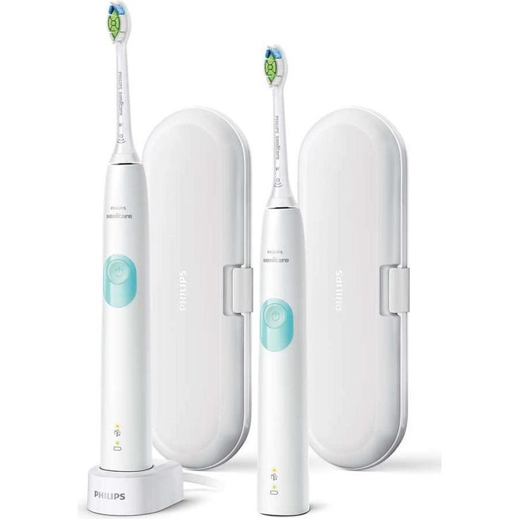 Philips Sonicare ProtectiveClean 4300 HX6807/35, Schalltechnologie, inkl. 2. Handstück, mit 2 Reiseetuis – Bild 1