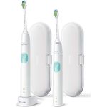 Philips Sonicare ProtectiveClean 4300 HX6807/35, Schalltechnologie, inkl. 2. Handstück, mit 2 Reiseetuis
