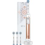 Oral-B Genius X 20000 Luxe Edition roségold mit künstlicher Intelligenz, Bluetooth & visueller Andruckkontrolle