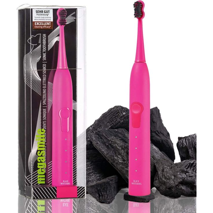 Megasmile Sonic Black Whitening II, Schalltechnologie, pink – Bild 2